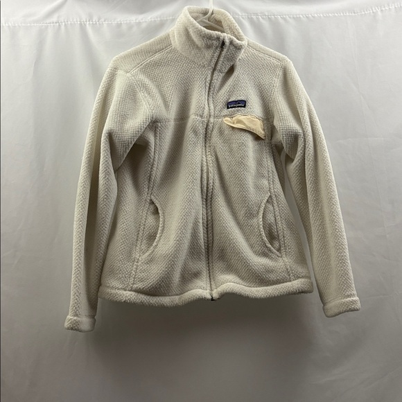 Patagonia Sweaters - Women’s Medium Patagonia Fleece Jacket Snap-T Retool Full Zip Sweater Cream